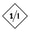 1/1 one out of one logo